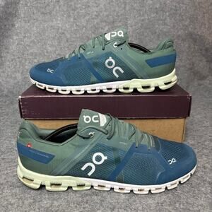 On Cloudflow Blue Mesh Athletic Lightweight Sneaker Running Shoes Men Size 13 US